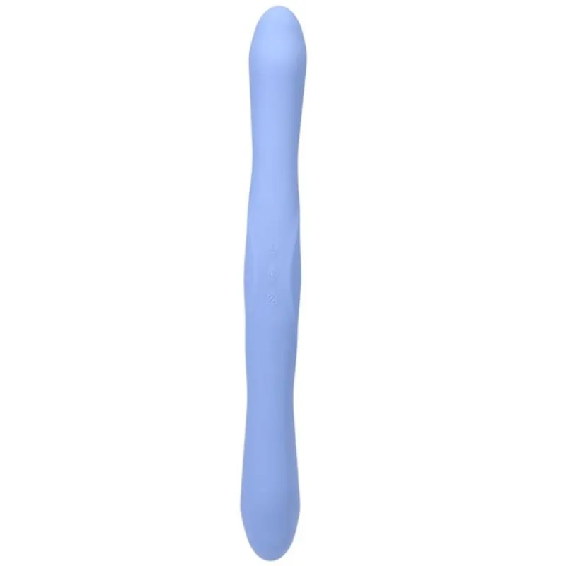 Doc Johnson - Doppelte Vibrator mit Fernbedienung - Blau