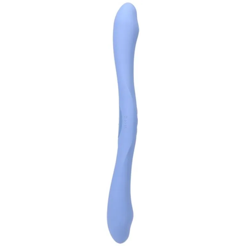 Doc Johnson - Doppelte Vibrator mit Fernbedienung - Blau