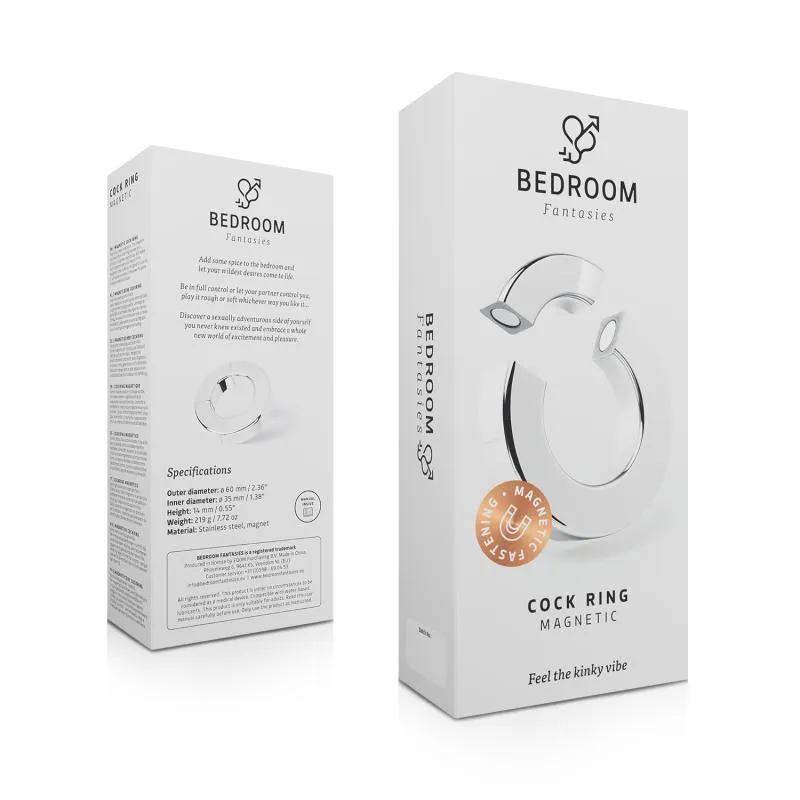 Bedroom Fantasies - Magnetic Cockring - Silber