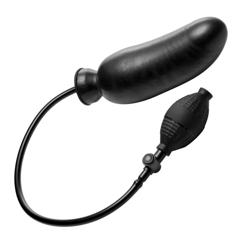 XR Brands - Renegade Aufblasbarer Dildo - Schwarz