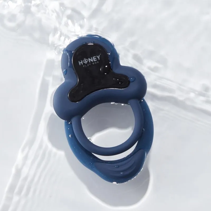 HoneyPlayBox - Anello-App-gesteuerter vibrierender doppelter Cockring