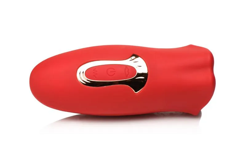 Lickgasm Kuss + Vibrationskuss Stimulator - Rot