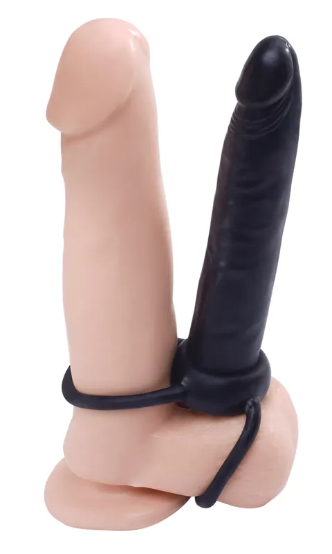 Fetish Fantasy Serie »Double Trouble« Dildo mit Penisring
