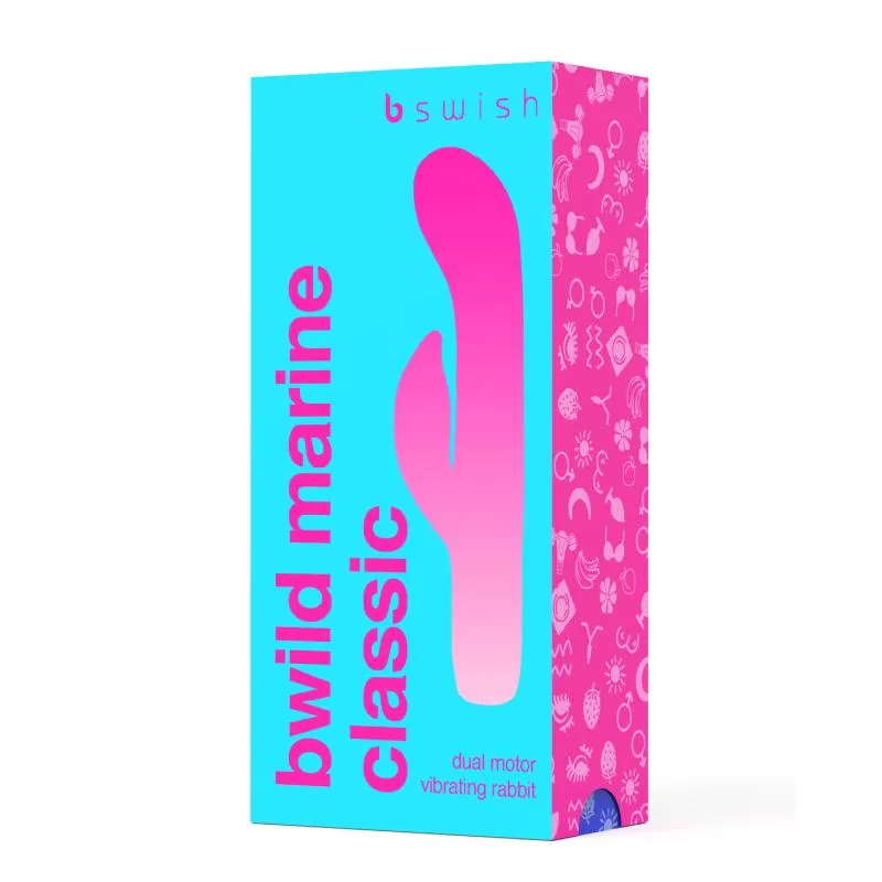 B Swish - bwild Classic Marine Rabbit Vibrator Cerise