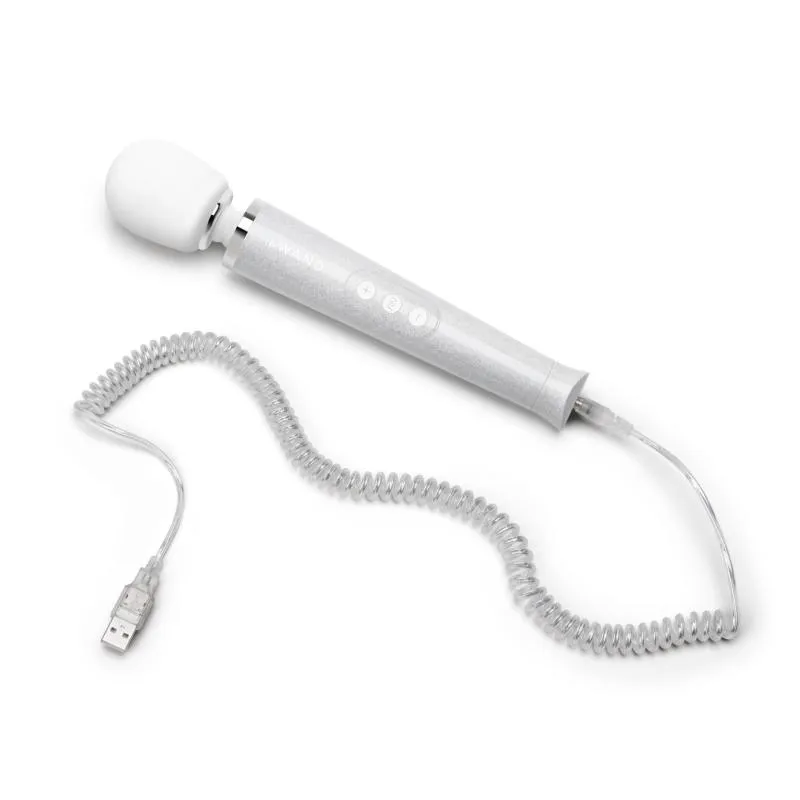 LE WAND – Petite All That Glimmers Vibrator – Weiß