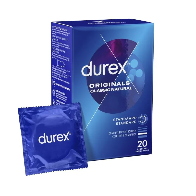Durex Kondome Classic Natural - 20 Stück