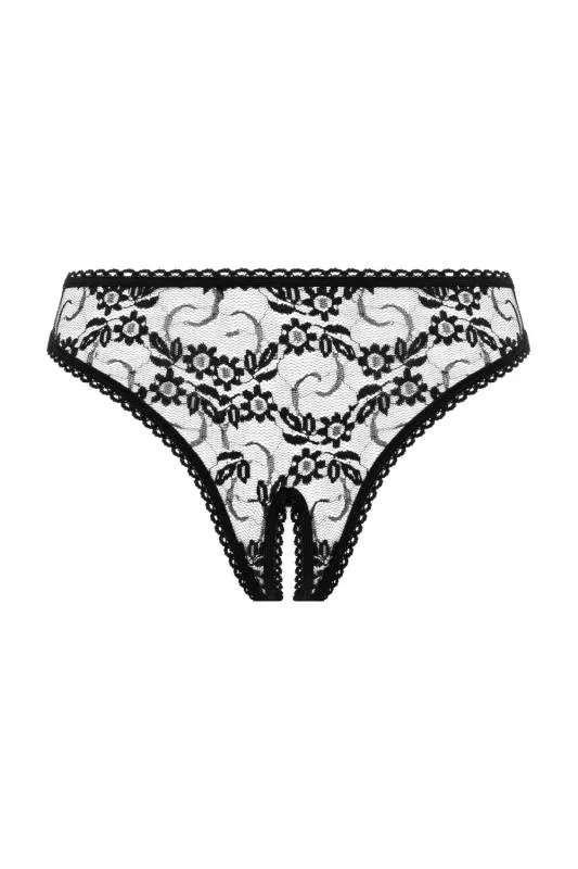 Christine - Schrittlose Panty Tara - Schwarz