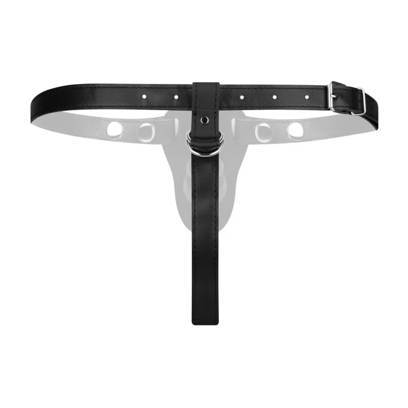 Fetish Collection - Doppelseitiger Strap-On-Dildo - Schwarz