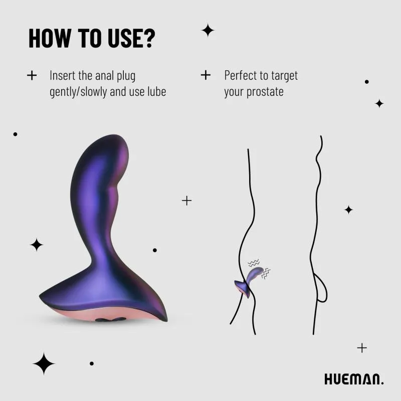 Hueman »Intergalactic« Analvibrator mit Fernbedienung