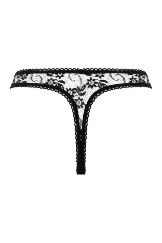 Christine - Schrittlose Panty Tara - Schwarz
