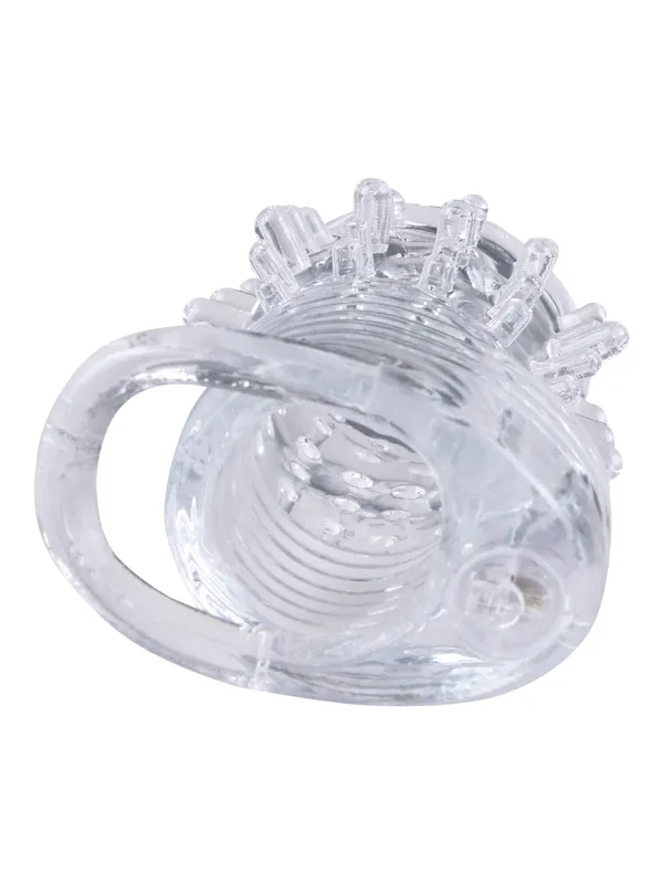 Size Matters - Clear Sensations Vibrierende Penishülle - Transparent