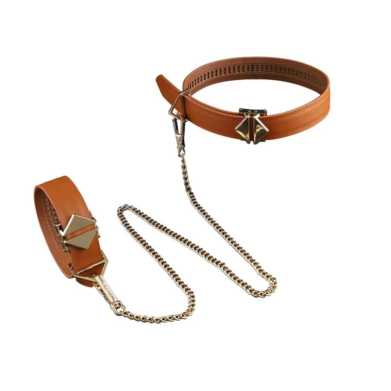 LOCKINK - Bondage & Fessel-Set - braun