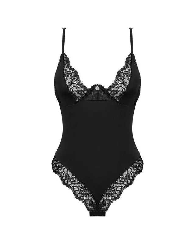 Bellastia Body mit Bügel-Cups - Schwarz
