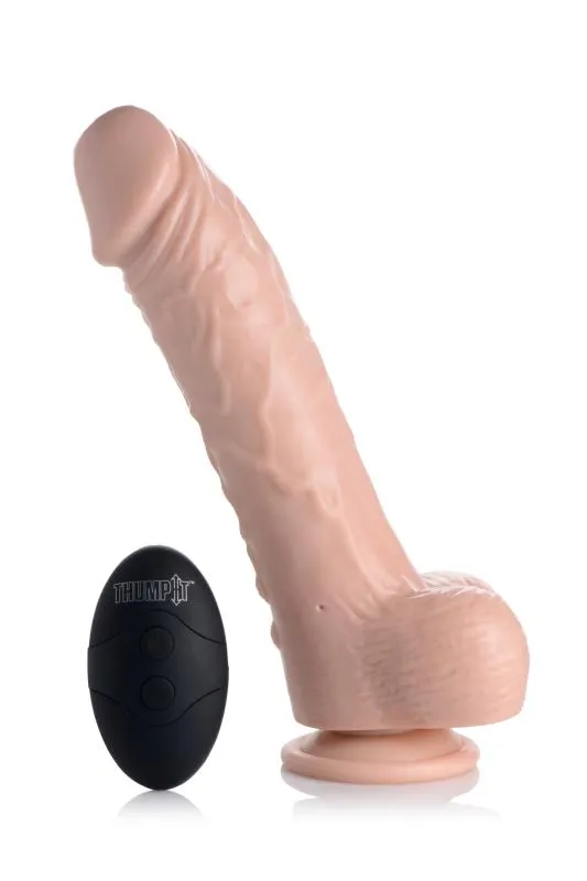 Loadz - Vibrierender Spritzdildo - 21,5 cm & Helle Farbe