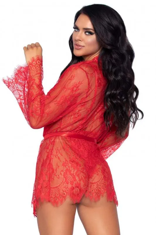 Leg Avenue »Cosmeta« Body & Kimono Set