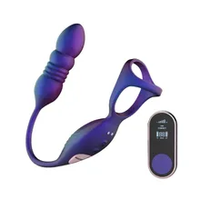 Hueman - Deep Impact Cock- und Hodenring - Lila Hueman - Deep Impact Cock- und Hodenring - Lila
