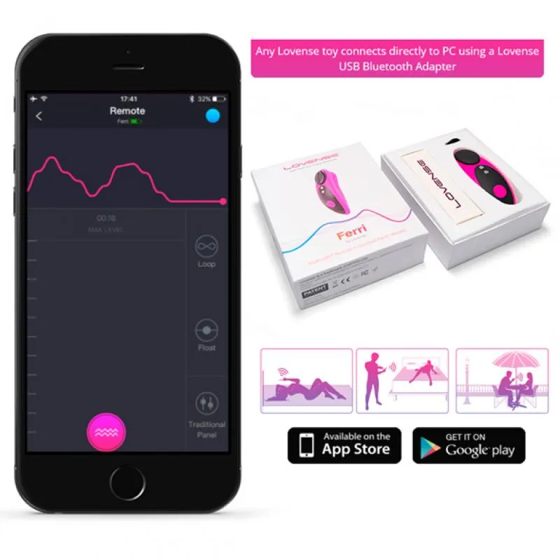 Lovense »Ferri« App-gesteuerter Slip-Vibrator