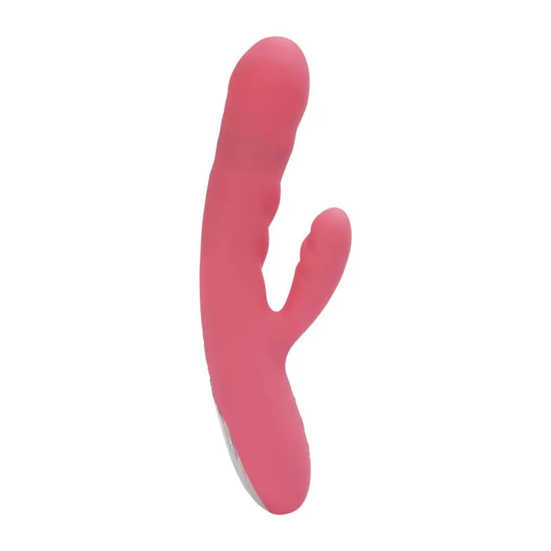 SVAKOM - Avery Stoßender Rabbit Vibrator - Erdbeerrosa