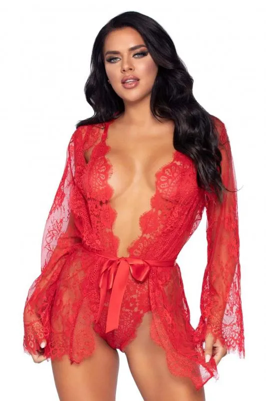 Leg Avenue »Cosmeta« Body & Kimono Set