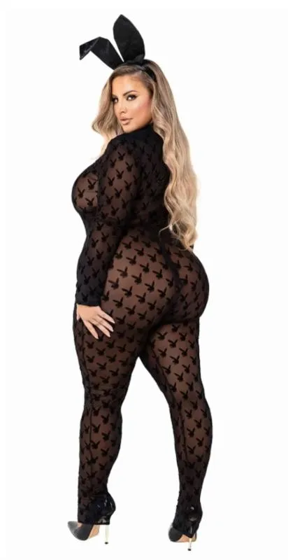 Playboy Lingerie - Playboy Bunny 2-Teiliges Set - Schwarz