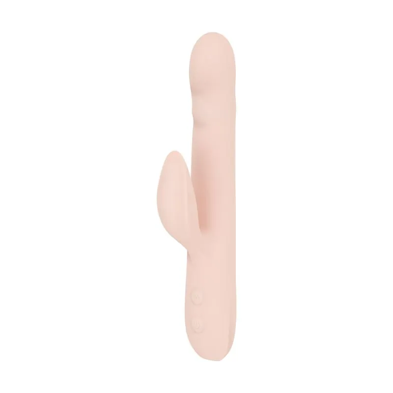 Good Vibes Only - Stoßender Vibrator - Weiches Silikon - Rosa
