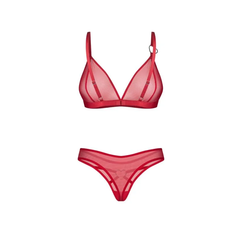 Obsessive - Crimessa Dessous Set - Rot