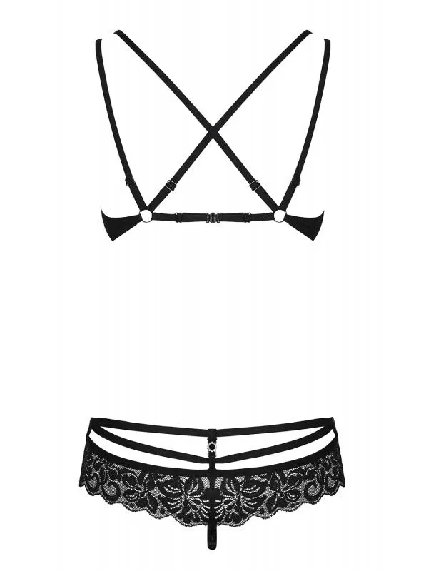 Obsessive Zweiteiliges Dessous-Set Schwarz