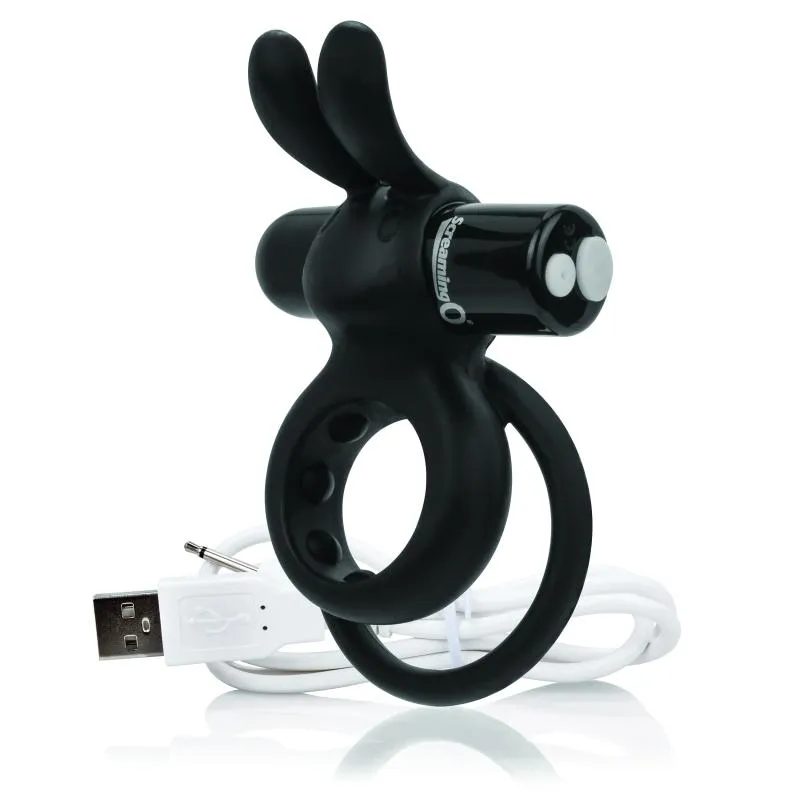 The Screaming O - Charged Ohare Rabbit Vibe Black
