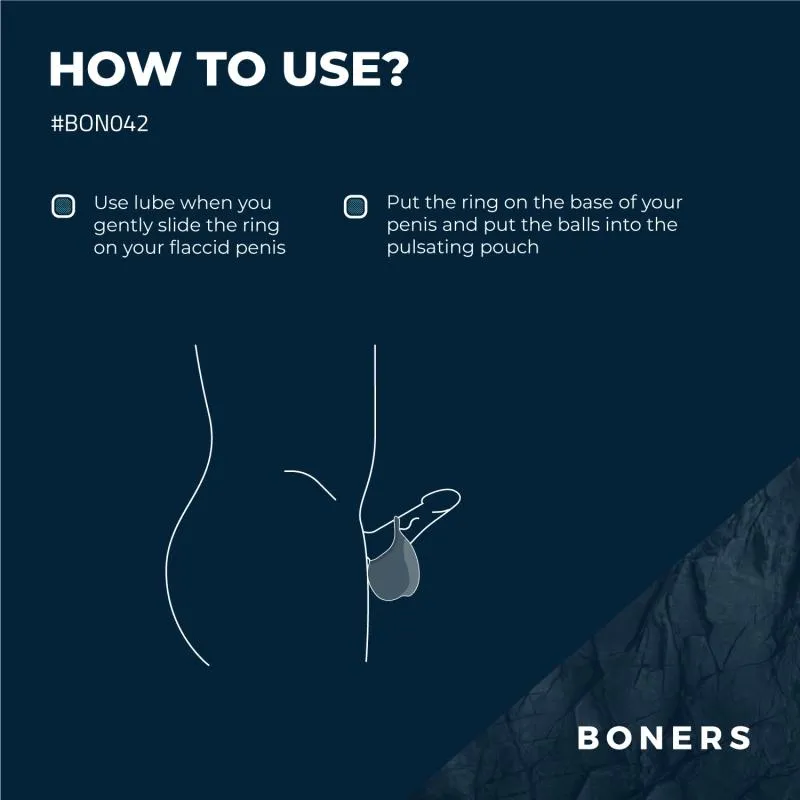 Boners »Hodensack« Penisring mit Vibration