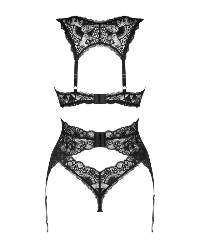 Donna Dream 3-teiliges Set - Schwarz