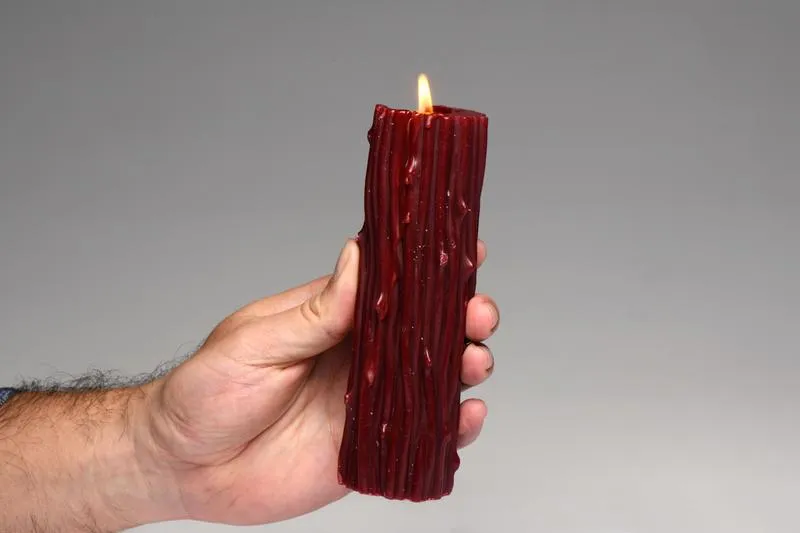 Dorn-Tropfkerze - Rot