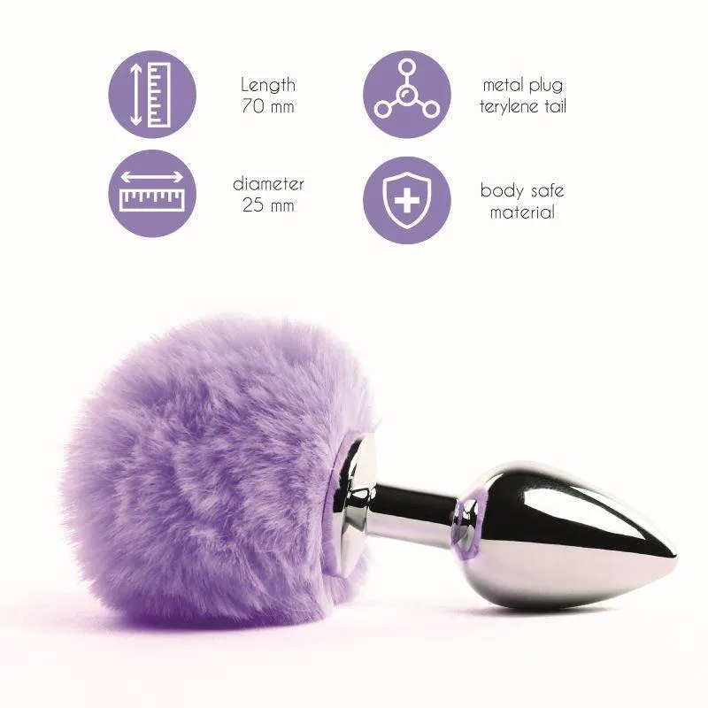 FeelzToys - Bunny Tails Butt Plug - Violett