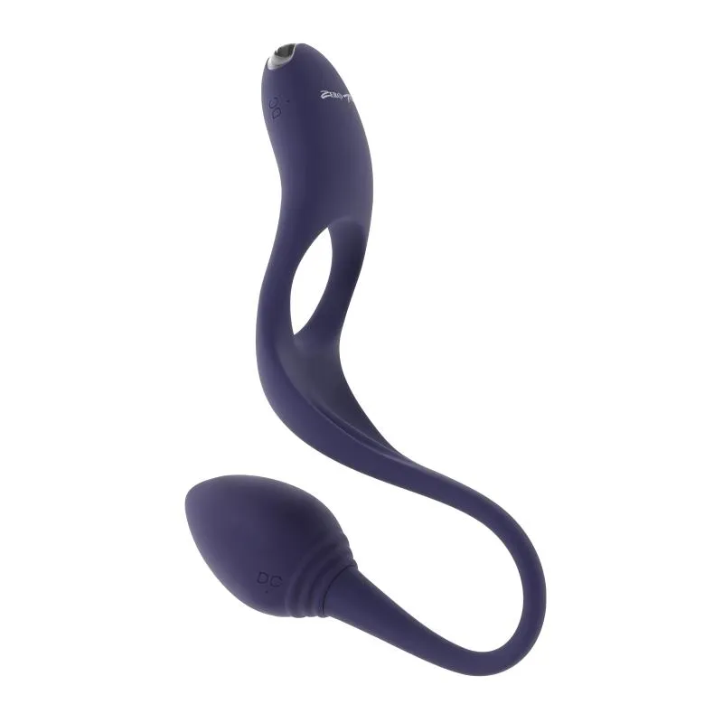 Zero Tolerance - Tip To Tail Vibrations-Cockring mit Buttplug