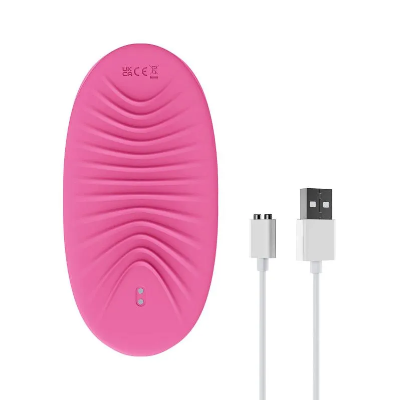 Teazers - Thrusting Pad Vibrator + Fernbedienung - Rosa