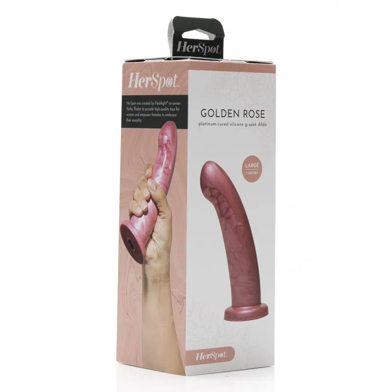 Fleshlight - HerSpot Dildo Golden Rose - Groß