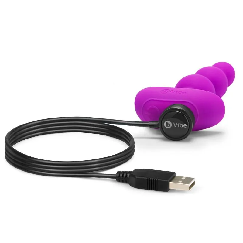 B-Vibe - Triplet Anal Beads Fuchsia