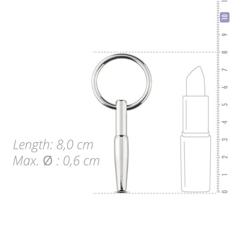 Hohler Penisplug aus Metall