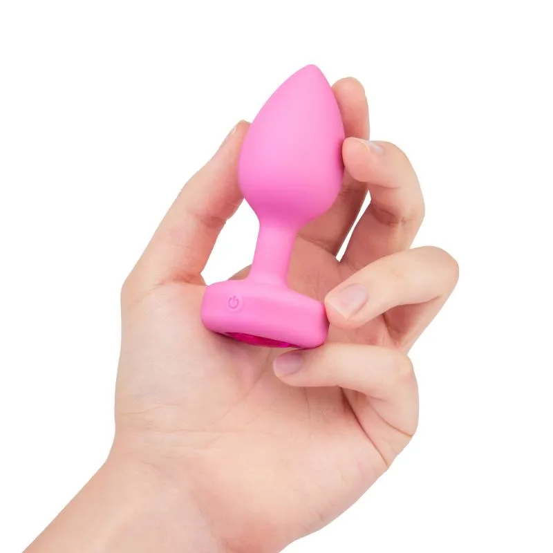 B-Vibe - Vibrating Heart Plug S/M Pink