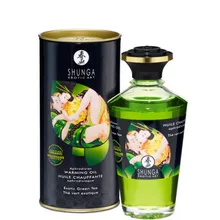 Shunga - Aphrodisiac Warming Oil Green Tea 100 ml Shunga - Aphrodisiac Warming Oil Green Tea 100 ml