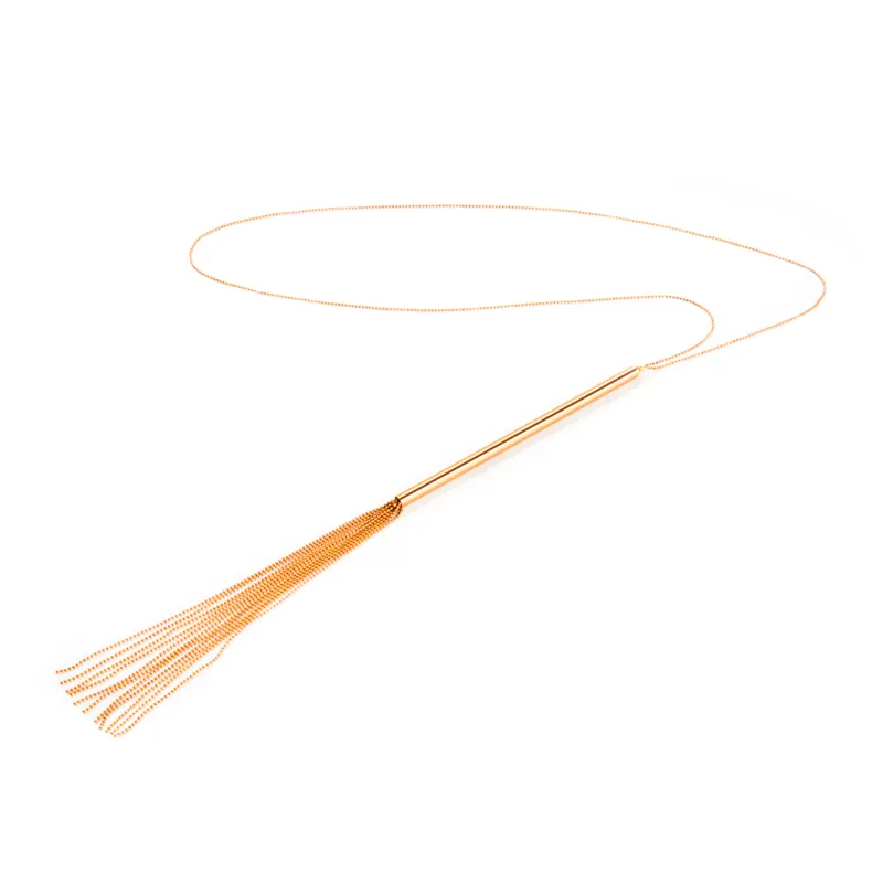 Magnifique Halsketten Peitsche - golden