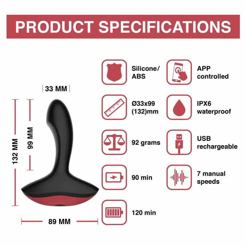 Magic Motion - Solstice App-gesteuerter Prostatavibrator