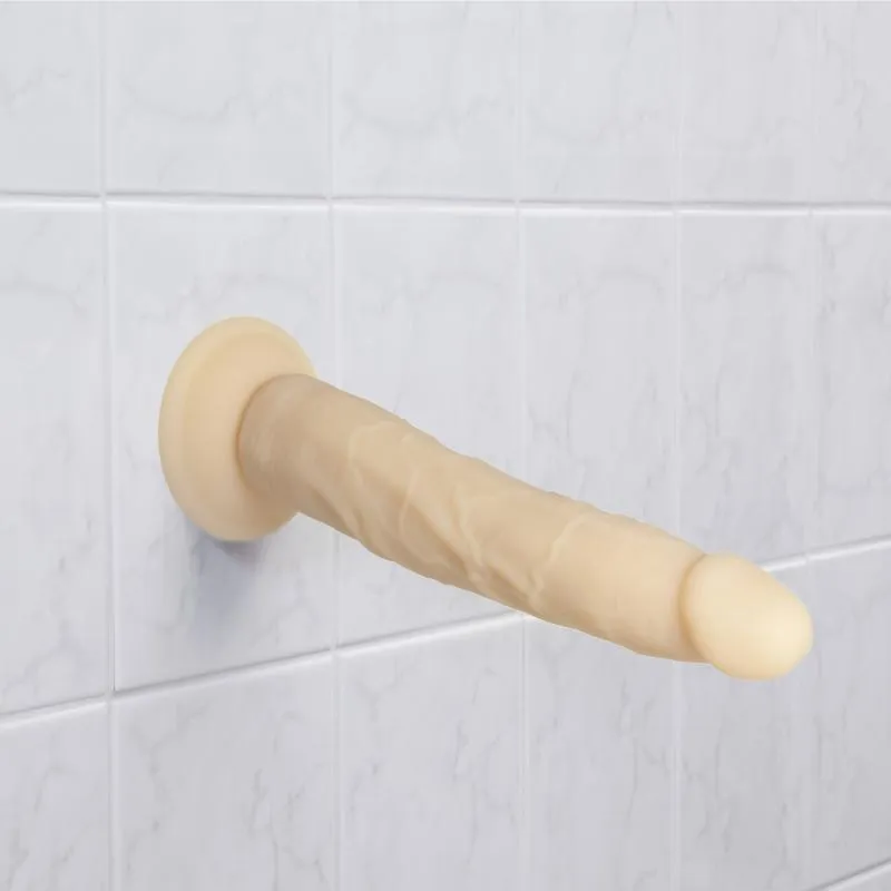 Naked Addiction - 22,8 cm Silicone Bendable Dual Density Dildo Vanilla