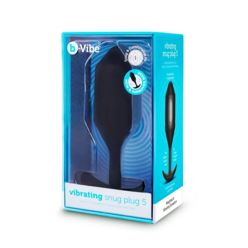 B-Vibe - Vibrating Snug Plug 5 (XXL) Black