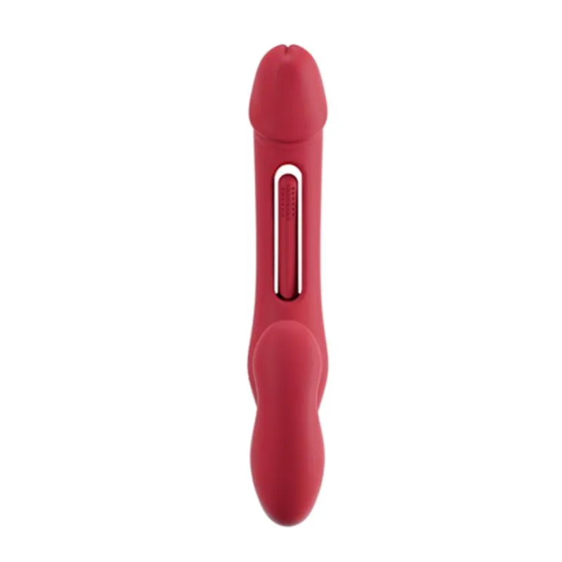 HoneyPlayBox - App-gesteuerter Paarvibrator ohne Gurt - Rot