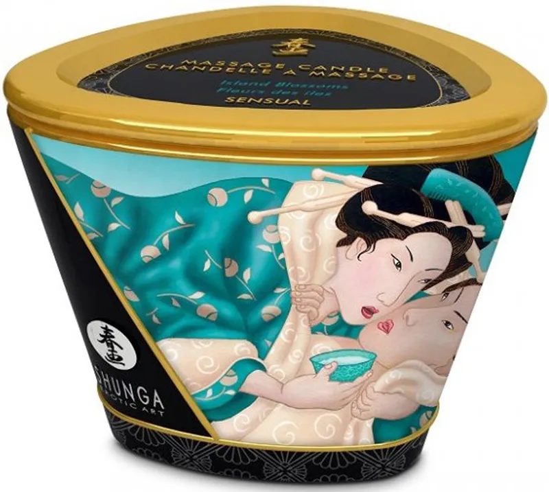 Shunga - Inselblüten Massagekerze