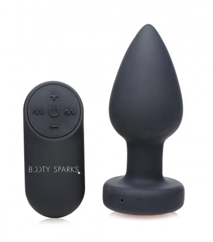 Booty Sparks - Vibrierender Butt Plug mit LED-Beleuchtung - Mittel