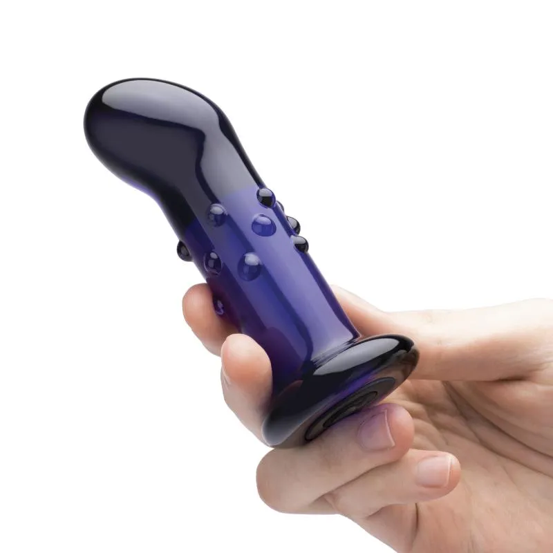 Glas - Rechargeable Remote Controlled Vibrating Dotted  G-Sp