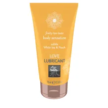 Shiatsu »White tea & Peach Love« Gleitgel mit Geschmack 75ml Shiatsu »White tea & Peach Love« Gleitgel mit Geschmack 75ml