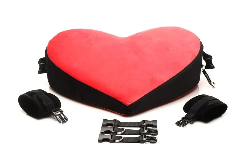 XR Brands - Bondage-Kissen - Rot & Schwarz