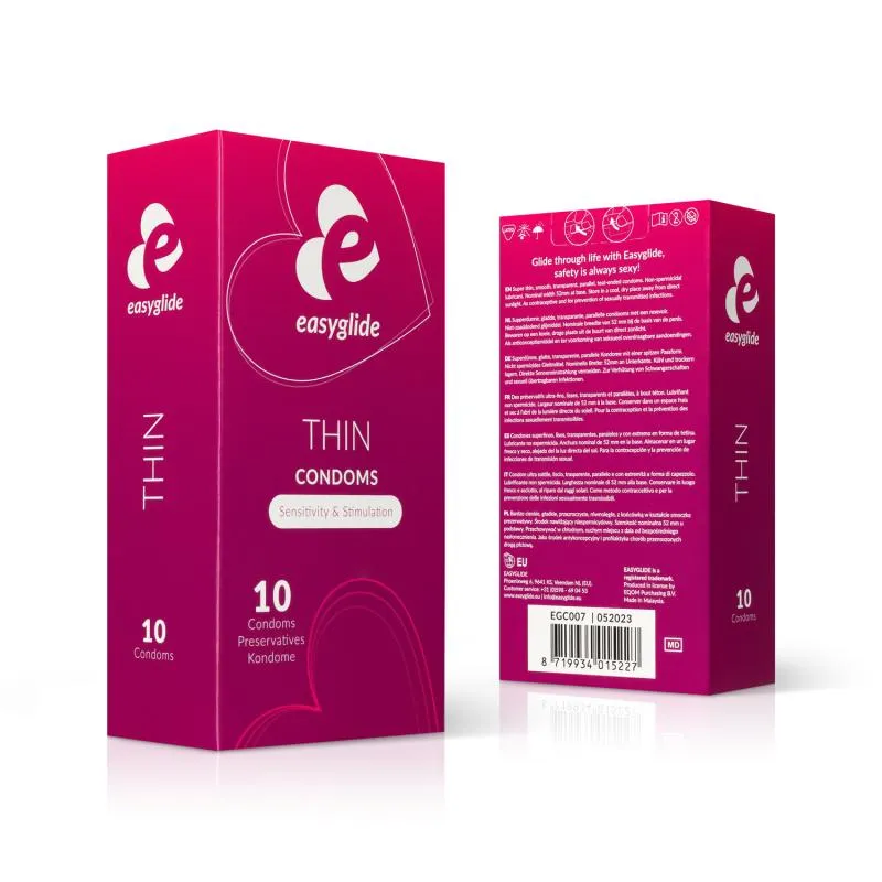 EasyGlide - Extra dünne Kondome - 10 Stück